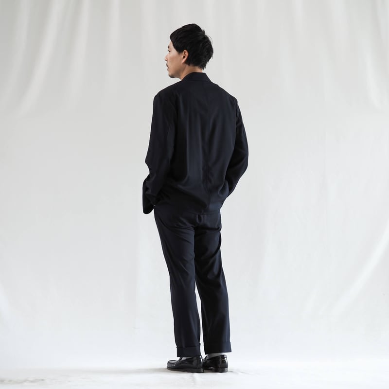 はたやパンツ（組下）【ダークネイビー】004PT ［ メリノウール