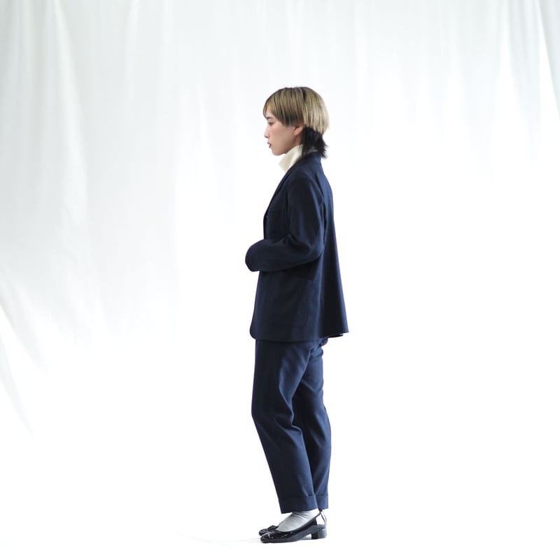 はたやジャケット（組上）【ネイビー】006JK ［ メリノウール ］ | 新