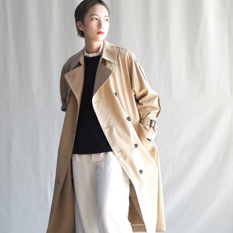 新見本工場 トレンチコートサイズ2 新品タグ付 ライナー付き 【公式通販】