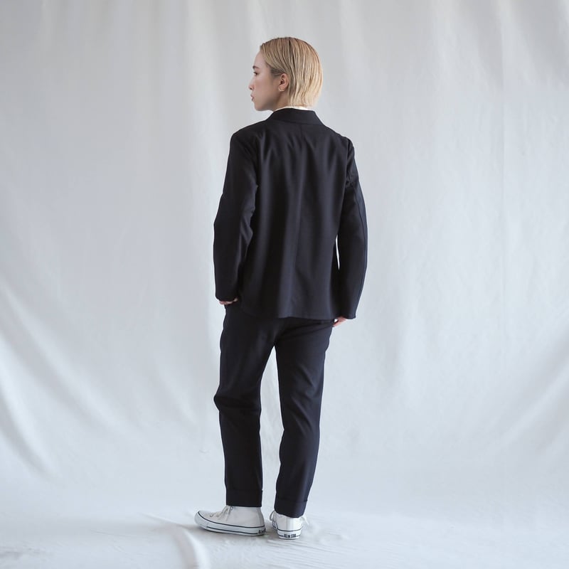 はたやジャケット（組上）【ダークネイビー】004JK ［ メリノウール