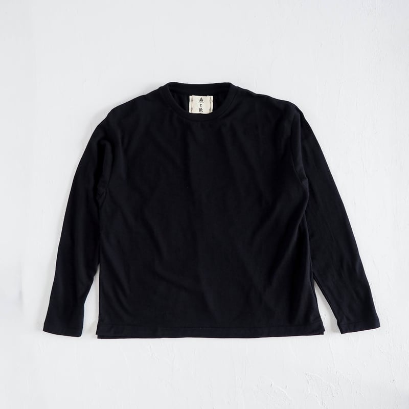 新見本工場　お下がりスリーブ　iti-03［ メリノウール ］ 羊毛Tシャツ ロング/s iti-11 ［ メリノウール ］ | 新見本工場