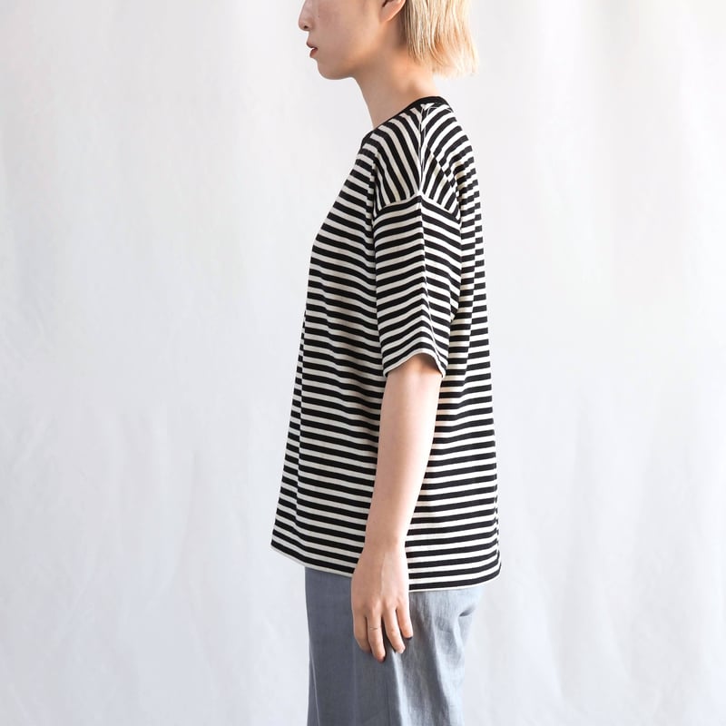 よこしま羊毛Tシャツ ショート/s iti-10BD ［ メリノウール ］ | 新
