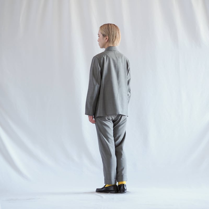 はたやパンツ（組下）【グレー】002PT ［ メリノウール×キッドモヘヤ