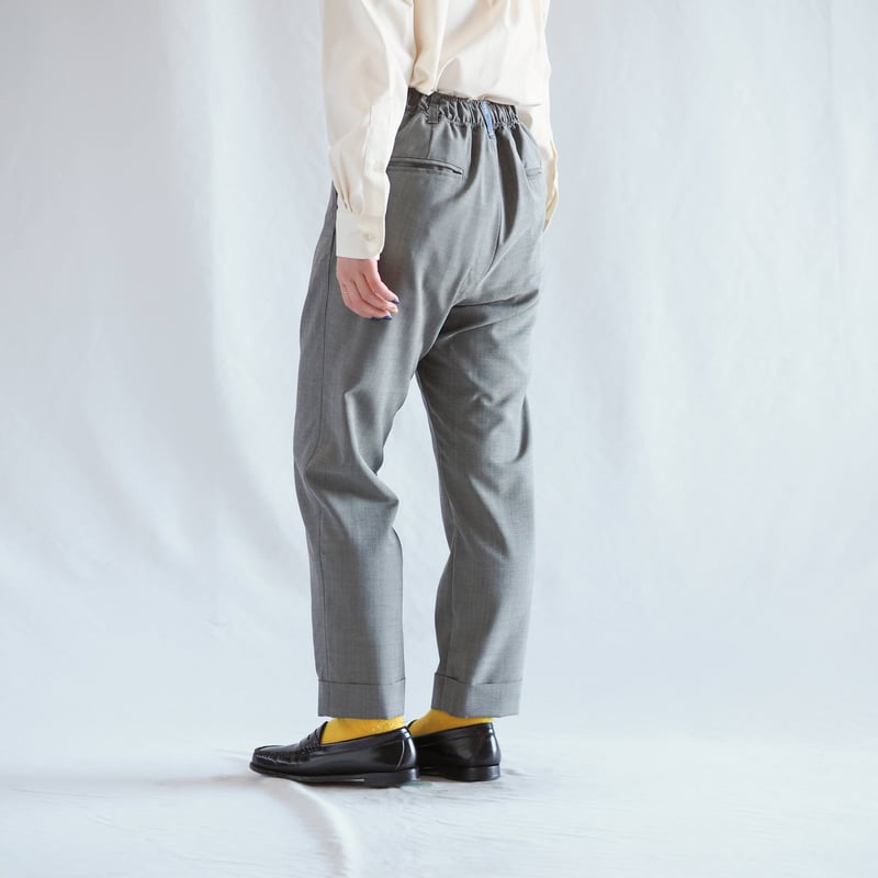 はたやパンツ（組下）【グレー】002PT ［ メリノウール×キッドモヘヤ