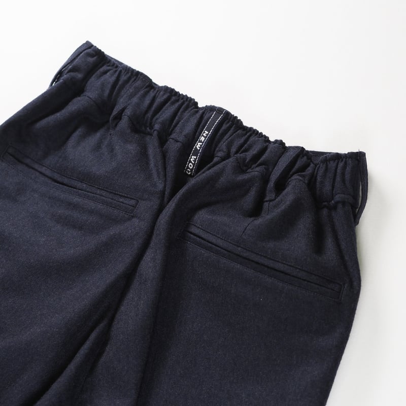 新見本工場　はたやパンツ　フロートポーラ　サンド　サイズ4 はたやパンツ（組下）【ネイビー】006PT ［ メリノウール