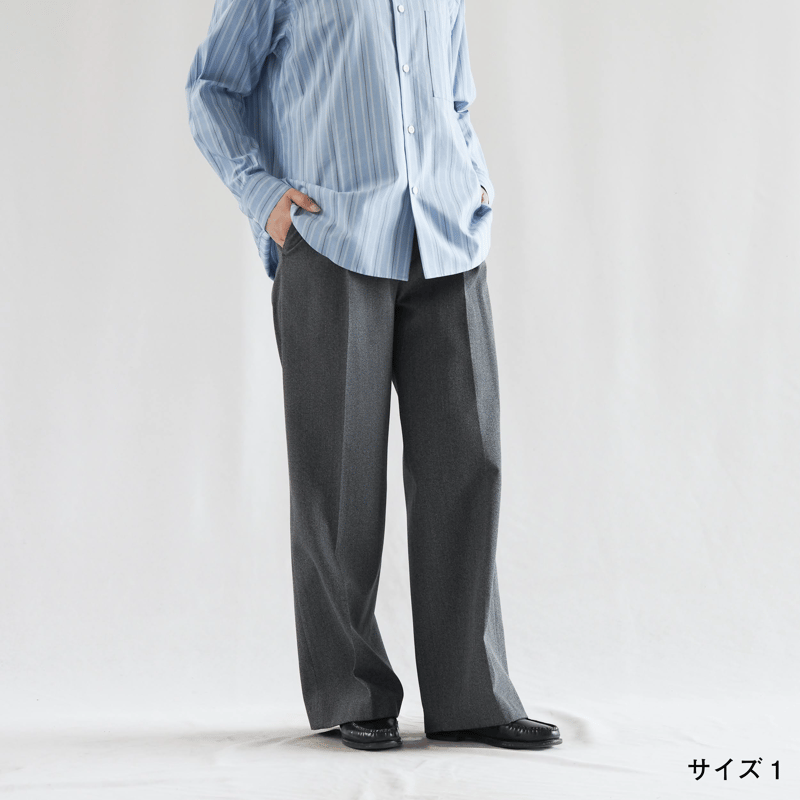 MHL 2025SS 新品 コットントラウザーズ サイズ1 MHL. マーガレットハウエル 2025SS 綿 パンツ トラウザーズ 茶 L