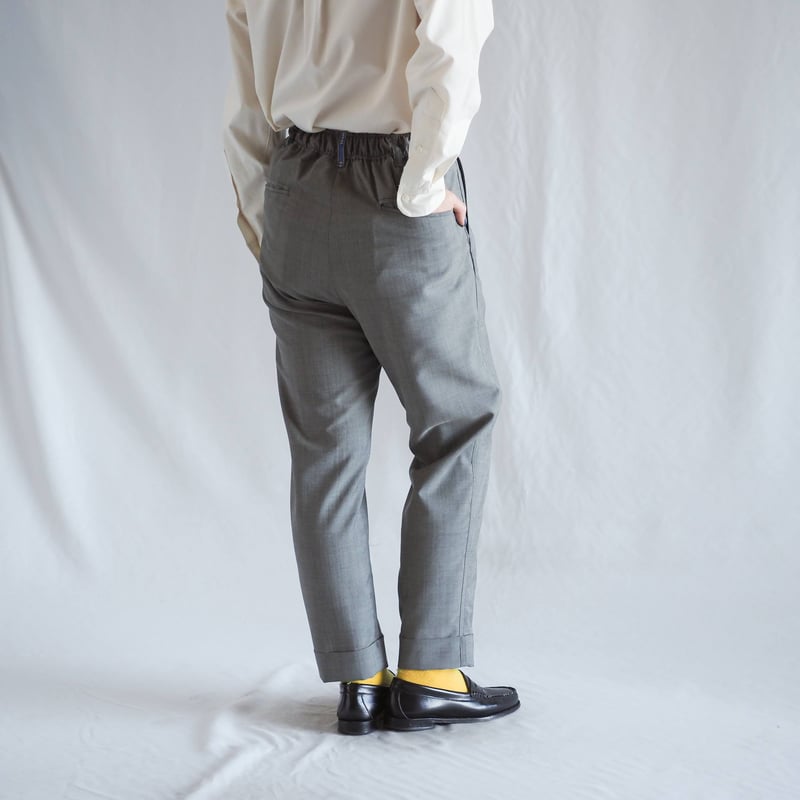 はたやパンツ（組下）【グレー】002PT ［ メリノウール×キッドモヘヤ