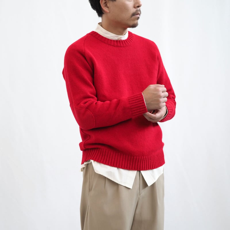 深山の雪 峯村サフォーク サフォークセーター ［ サフォークウール