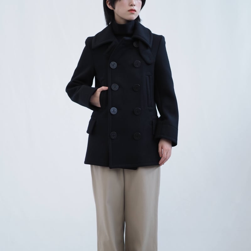 PERVERZE ブランケットコート Felted Blanket Coat/Navy｜PERVERZE | パーバーズの公式オンラインストア