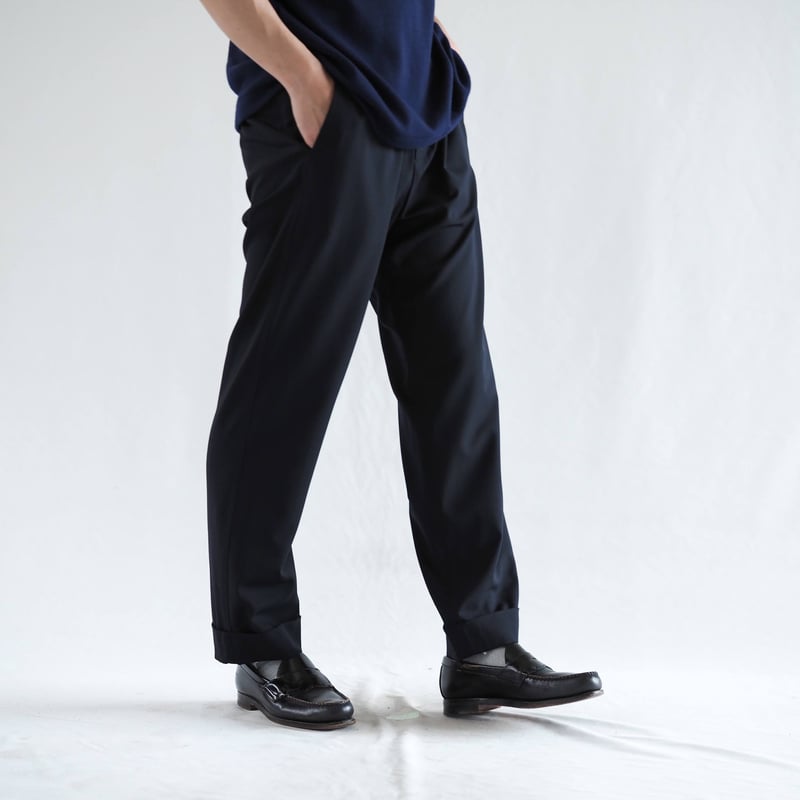 はたやパンツ（組下）【ダークネイビー】004PT ［ メリノウール