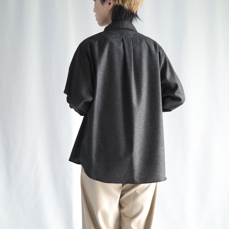 毛七サファリシャツ 006SH ［ ウール ］ | 新見本工場 オンラインストア