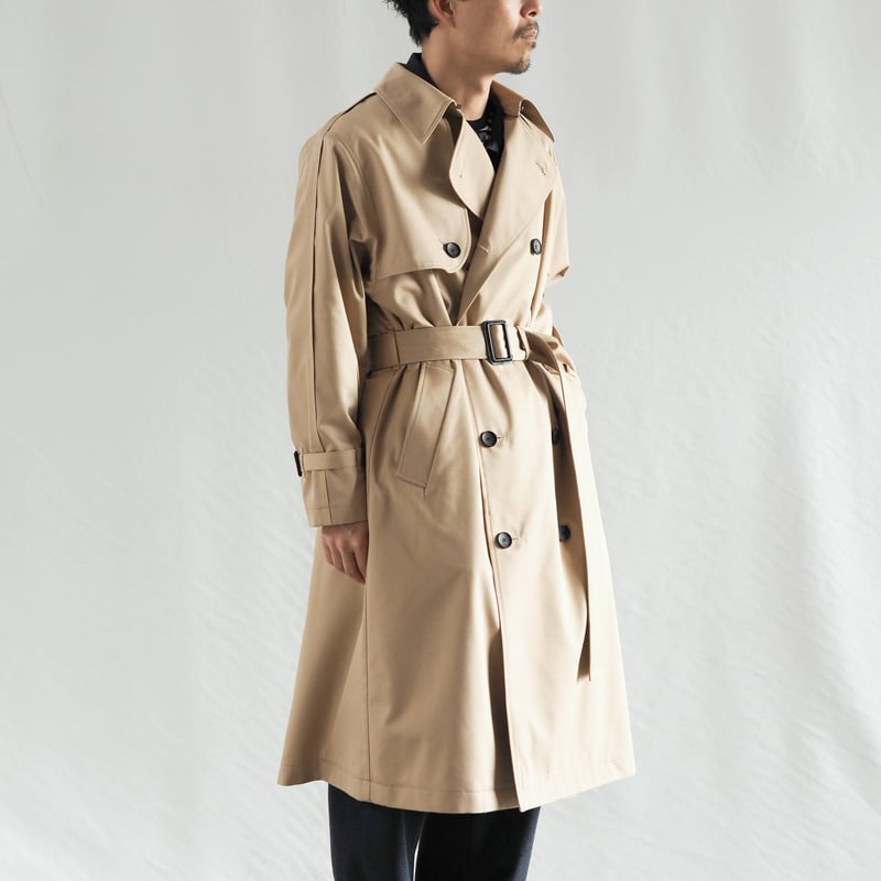 はたやトレンチ 002CO ［ コットン × メリノウール ］ | 新見本工場