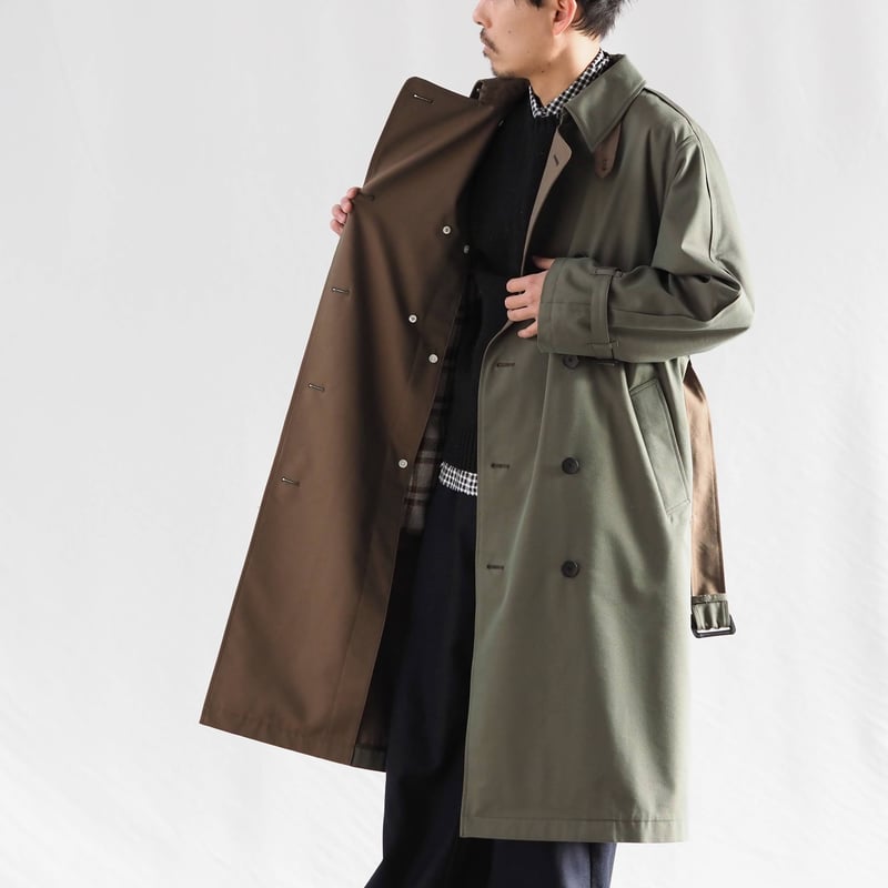 はたやトレンチ 002CO ［ コットン × メリノウール ］ | 新見本工場