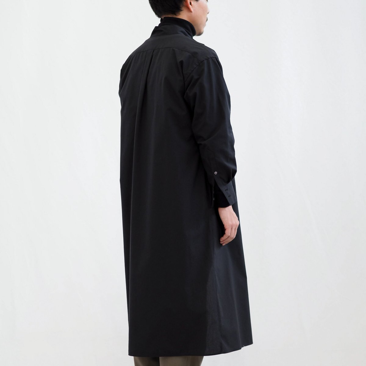 24SS タグ付未着用 クジャク ロングシャツコート KJ_014 ナイロン 24SS タグ付未着用 クジャク ロングシャツコート KJ_014 ナイロン