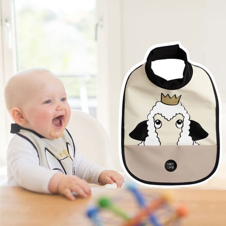 スタイ 首元テープ 北欧デザイン キャラクター ギフト ビブ : ソーニャ | Baby Livia