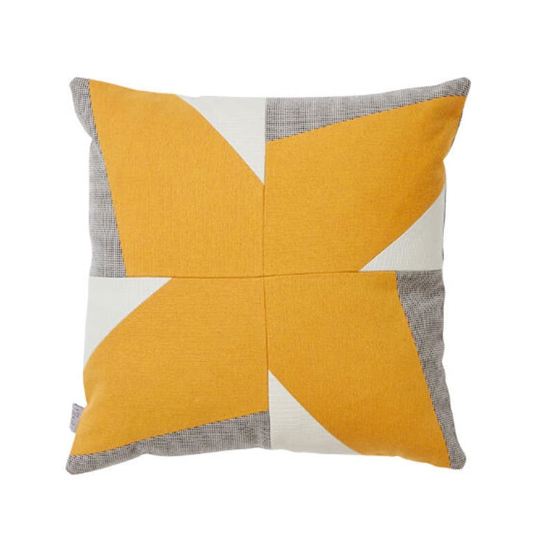 カラフル幾何学模様クッション クッションカバー 北欧デザイン 幾何学模様 ハンドメイド カラフルで