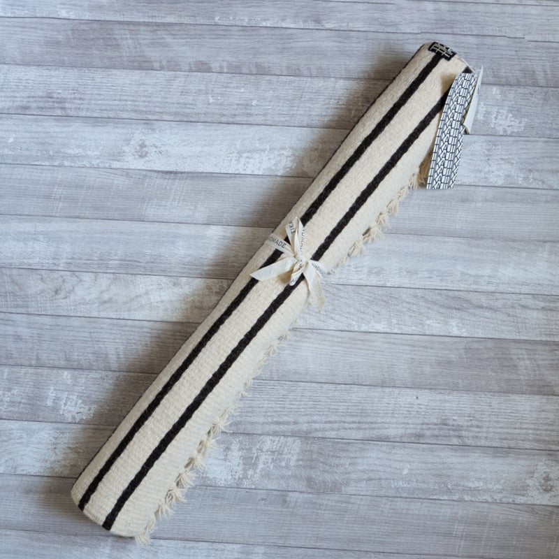 手織りラグ ボーダー柄 玄関・リビング 80x120cm Marine (マリン) | Tik