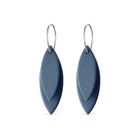 ピアス 北欧 デンマーク 陶器製 アクセサリー | Ditte Fischer Copenhagen：ボート Lサイズ