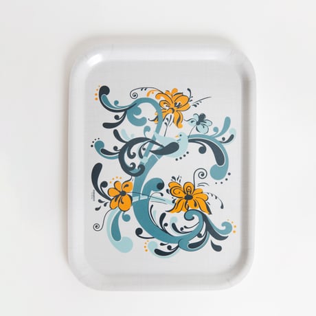トレイ お盆 Sサイズ ノルウェーデザイン 27x20cm Designparken ブレックファスト・トレイ 「Folklore」