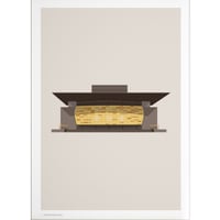 ポスター デンマーク 北欧デザイン おしゃれインテリア アートポスター 50cm x 70cm｜Wonderhagen : Opera House