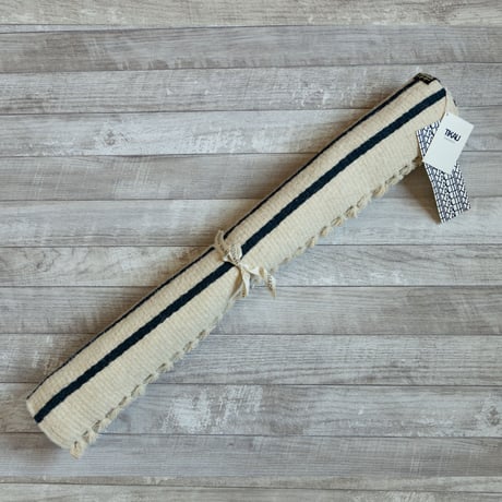 手織りラグ ボーダー柄 玄関・リビング 80x120cm Marine (マリン) | Tikau