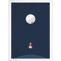 Wonderhagen A5カード「Rocket Navy」