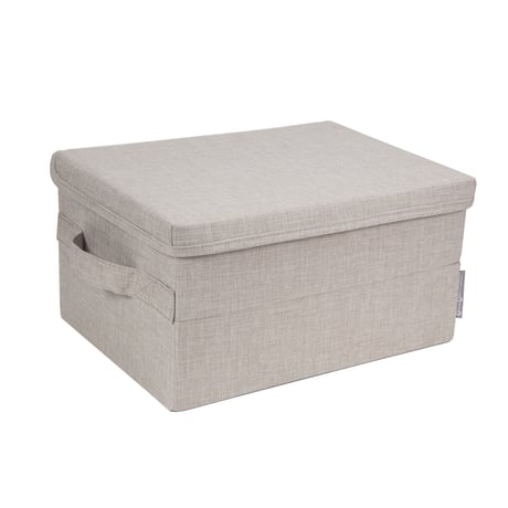 Bigso 収納ボックス フタつき 布製 北欧デザイン | ボックスストレージ Sサイズ