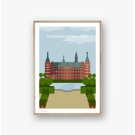 Wonderhagen ポスター「Frederiksborg Castle」