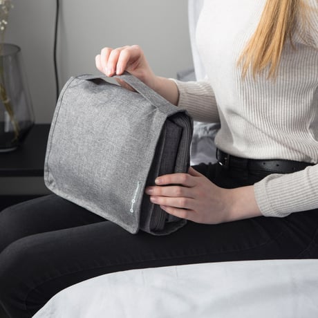 Bigso  旅行 トラベル ポーチ 吊り下げ フック付き 洗面用具 メイク道具  折り畳 収納バッグ おしゃれ | トイレタリーバッグ