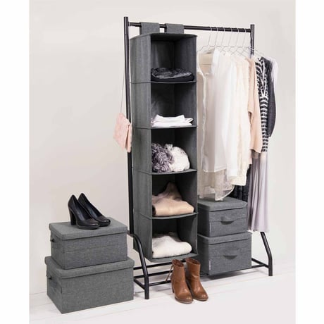 Bigso 収納ボックス フタつき 布製 北欧デザイン | ボックスストレージ Sサイズ