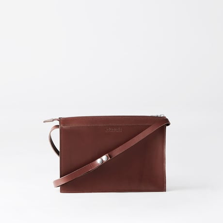 【スウェーデン製】北欧 ハンドメイド ミニバッグ 編込み 上質フルグレインレザー | Eduards Accessories Sweden「Näver」 スモール