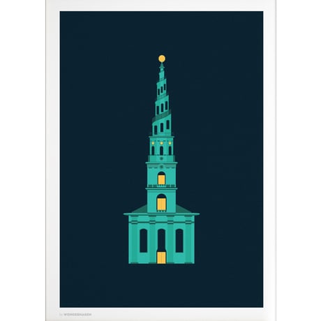 Wonderhagen A5カード「Church of Our Saviour」