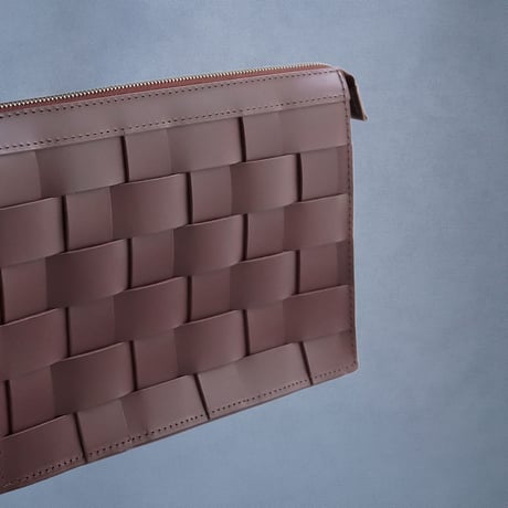 【スウェーデン製】北欧 ハンドメイド ミニバッグ 編込み 上質フルグレインレザー | Eduards Accessories Sweden「Näver」 スモール