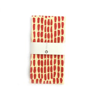Lilli U フィンランド製 ハンドプリント キッチンタオル（リネン）