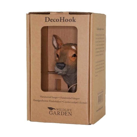 Wildlife Garden 手彫りアニマル・フック アカシカ