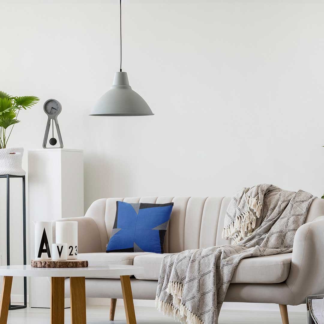 クッションカバー 北欧デザイン 幾何学模様 ハンドメイド カラフルで