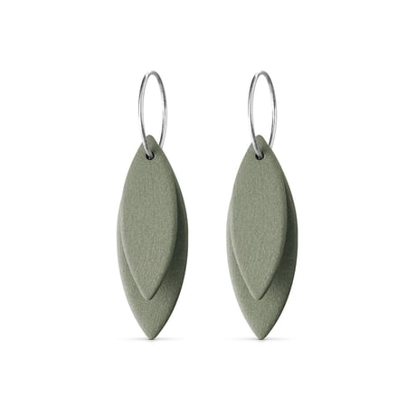 ピアス 北欧 デンマーク 陶器製 アクセサリー | Ditte Fischer Copenhagen：ボート Lサイズ
