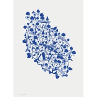Wonderhagen ポストカード A5「Copenhagen Blue」