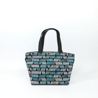 ミニ トートバッグ ファスナー付き 北欧 フィンランド デザイン｜Lines Collection