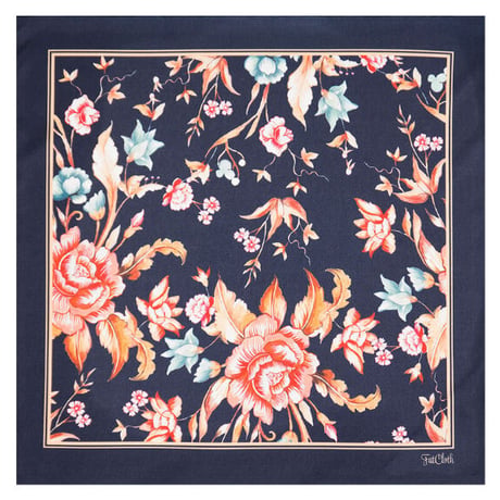 多機能ポケットチーフ 北欧デザイン ハンカチ メガネ拭き フィンランド製 | FatCloth The Seasonals 「Delbard」