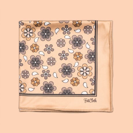 Fatcloth ポケットチーフ The Originals：「Florian Coffee」