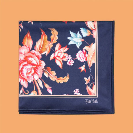 多機能ポケットチーフ 北欧デザイン ハンカチ メガネ拭き フィンランド製 | FatCloth The Seasonals 「Delbard」