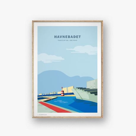 Wonderhagen ポスター「Havnebadet」