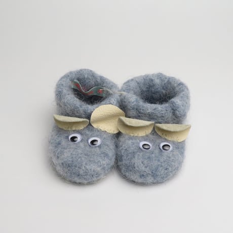 ベビーブーツ 乳幼児用 室内用 ウール ６－18か月 | Hanne H：ブーティ