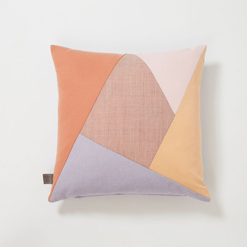 クッションカバー 北欧デザイン 幾何学模様 ハンドメイド カラフルで