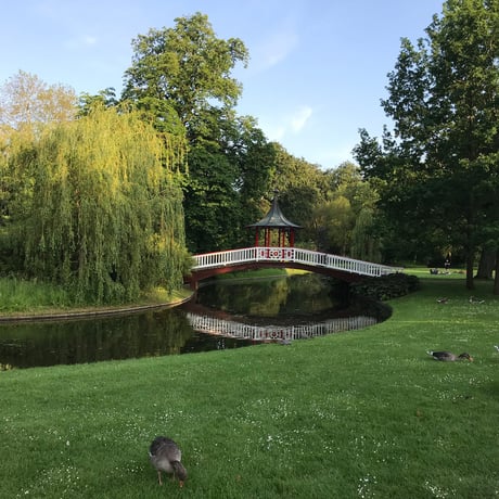 ポスター デンマーク 北欧デザイン おしゃれインテリア アートポスター 50cm x 70cm｜Wonderhagen : Frederiksberg Gardens