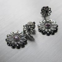 ピアス シルバー925  花モチーフ 北欧デザイン ハンドメイド フィンランド製 ギフト | Sassi Design：サマー