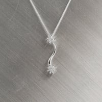 ネックレス 雪の結晶 シルバー925 北欧デザイン ハンドメイド フィンランド製 ギフト | Sassi Design：ウィンター