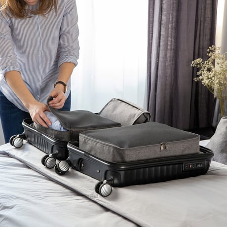 Bigso トラベル 収納 ポーチ 旅行 小物 洋服 北欧 シンプル デザイン | パッキング・オーガナイザー Mサイズ