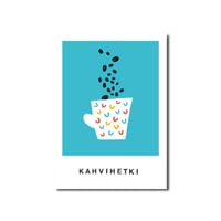 Kaviva Graphics ポストカード：Kahvihetki